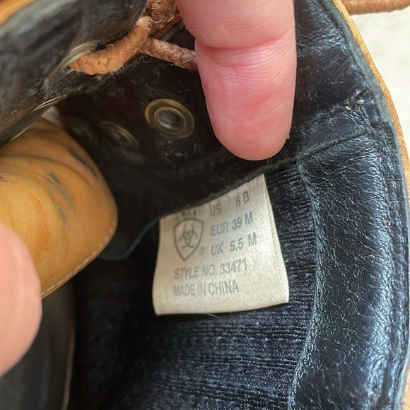 Vintage Ariat Cobalt Equestrian Women’s Leather Riding Boots 8 Lace Up Western - Picture 2 of 16